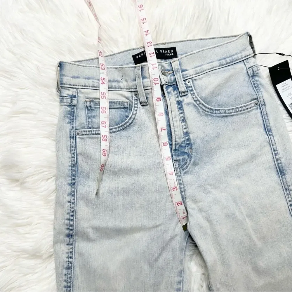 Veronica Beard Carson Light Blue Ankle Flare Jeans 28 - Picture 8 of 11